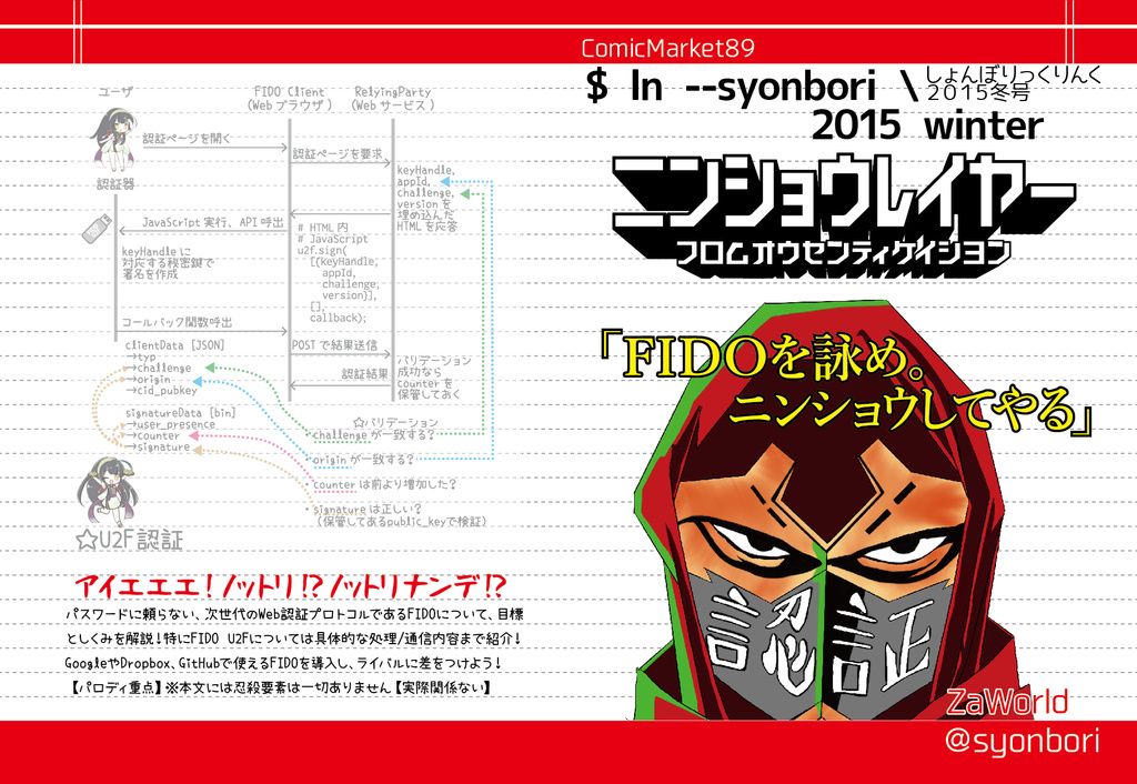 ニンショウレイヤー　フロムオウセンティケイシヨン